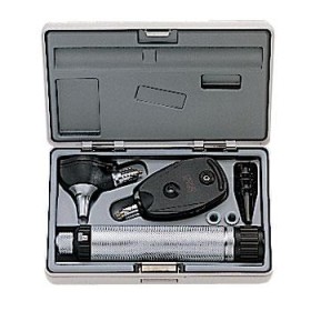 Set con oftalmoscopio k180, otoscopio k180 a fibre ottiche