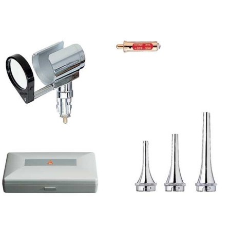 Set diagnostici per veterinaria heine con testina aperta, 1 set di speculum chiusi - lunghi - 2.5v