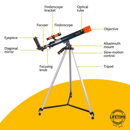 Telescopio levenhuk labzz t1