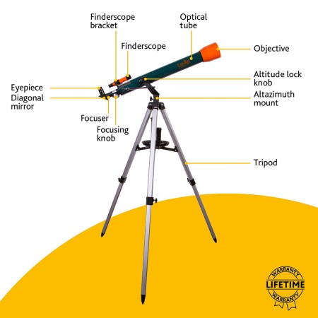 Telescopio levenhuk labzz t3