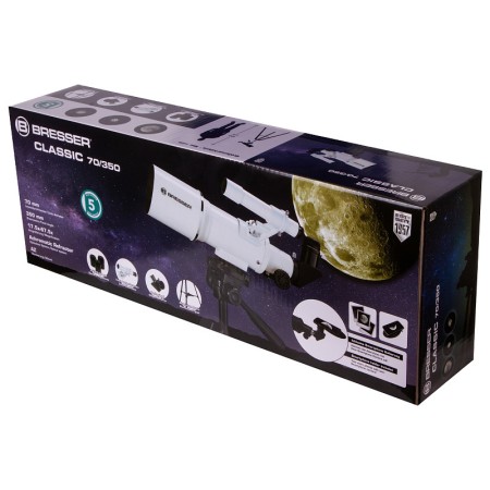Telescopio bresser classic 70/350 az