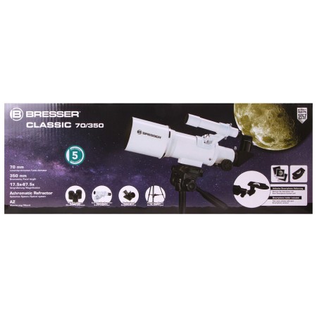 Telescopio bresser classic 70/350 az