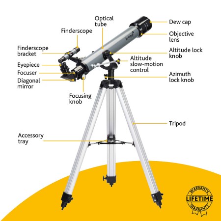 Telescopio levenhuk blitz 70 base