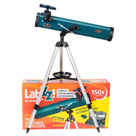 Telescopio levenhuk labzz tk76 con custodia