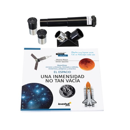 Telescopio levenhuk discovery spark travel 50 con libro