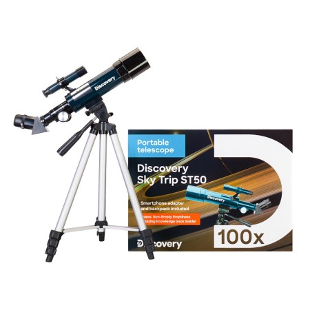 Telescopio levenhuk discovery sky trip st50 con libro