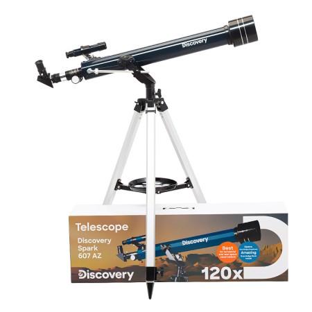 Telescopio levenhuk discovery spark 607 az con libro