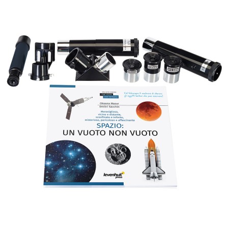 Telescopio levenhuk discovery spark 707 az con libro
