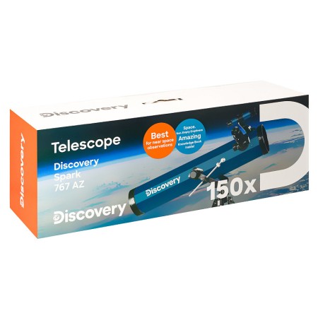 Telescopio levenhuk discovery spark 767 az con libro