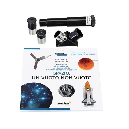 Telescopio levenhuk discovery spark travel 50 con libro