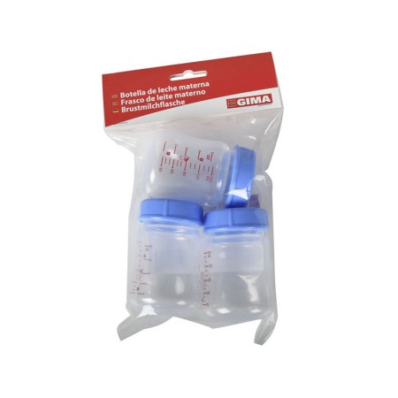 Bottiglia latte 150 ml con coperchio - conf. 3 pz.