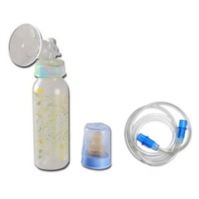 Kit biberon cu tetină și tub pentru pompă de sân