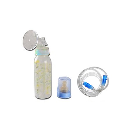 Kit biberon avec tétine et tube de tire-lait