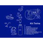 Kit ricambio completo twins 2 seni per flaem latty