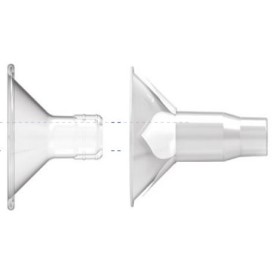 Set con coppetta mis l + inserto silicone massaggiante per flaem latty