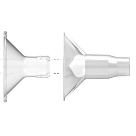 Set con coppetta mis l + inserto silicone massaggiante per flaem latty