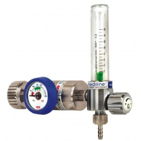 Riduttore di pressione con portata regolabile medireg ii o2 flm15 g 1/4'' m