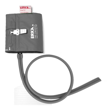 Bracciale erka grigio a ganci greencuff superb 2 tubi