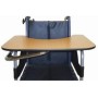 Składany drewniany stół roboczy do wózka inwalidzkiego