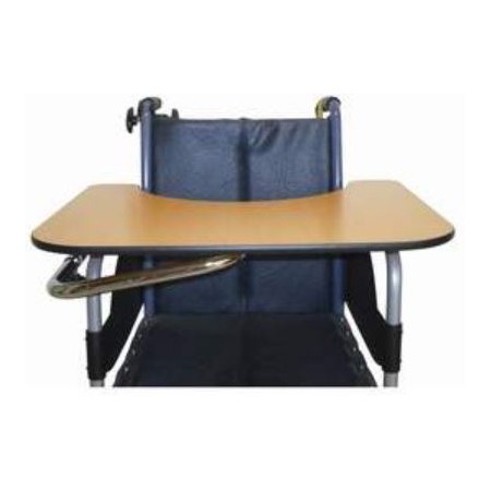 Składany drewniany stół roboczy do wózka inwalidzkiego