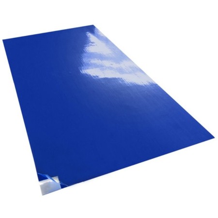 Blue decontamination mat 45x115 cm - 30 layers - pack 10 pcs.