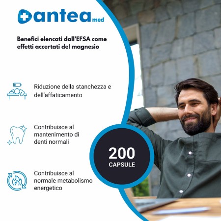 Magnesio bisglicinato anteamed pure 200 capsule