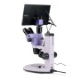 Microscopio stereoscopico digitale magus stereo d7t lcd base