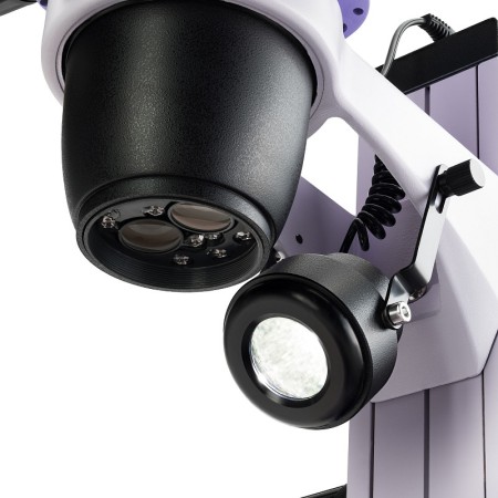 Microscopio stereoscopico digitale magus stereo d7t lcd base