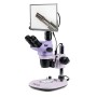 Microscopio stereoscopico digitale magus stereo d8t lcd base