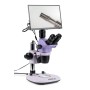 Microscopio stereoscopico digitale magus stereo d8t lcd base