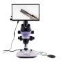Microscopio stereoscopico digitale magus stereo d8t lcd base