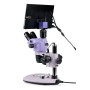 Microscopio stereoscopico digitale magus stereo d8t lcd base
