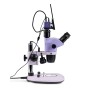 Microscopio stereoscopico digitale magus stereo d8t lcd base