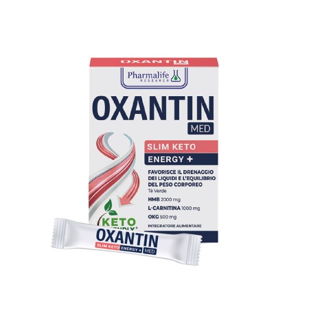 Oxantin med slim keto energy + 15 stick da 4,5 g