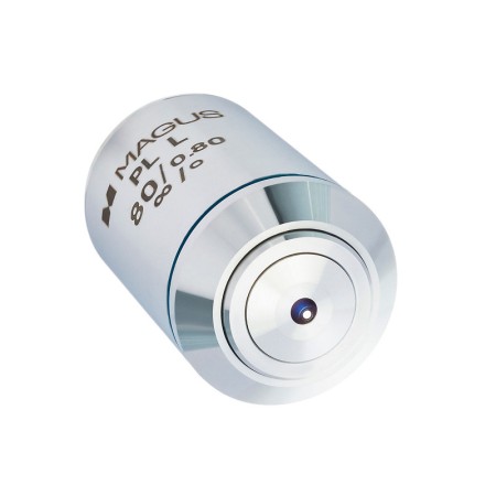 Obiettivo magus 80pll 80х/0,80 plan l wd 1,25 mm