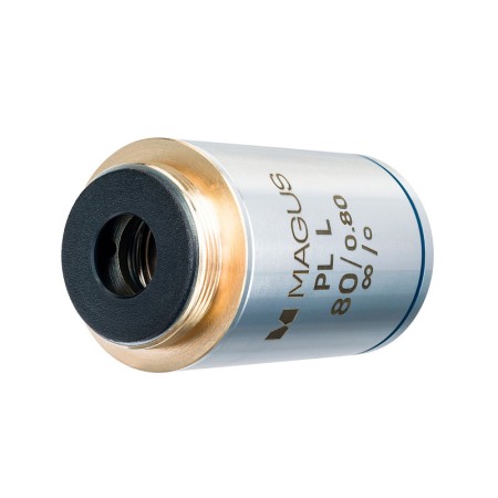 Obiettivo magus 80pll 80х/0,80 plan l wd 1,25 mm