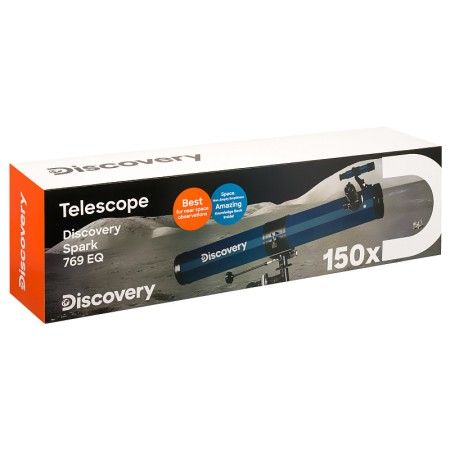 Teleskop levenhuk discovery spark 769 eq z książką