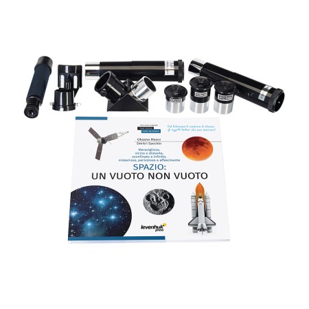 Telescopio levenhuk discovery spark travel 60 con libro