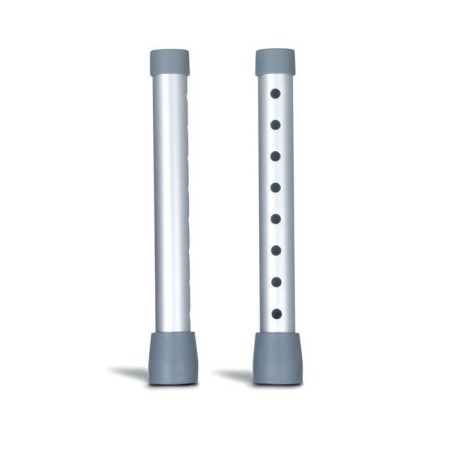 Coppia di gambe per deambulatori con puntali