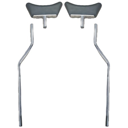 Sottoascellari completi per deambulatore - 2 pezzi