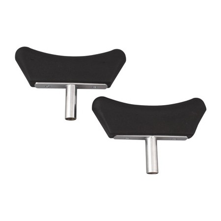 Sottoascellari imbottiti per deambulatori - paio, prodotto grigio