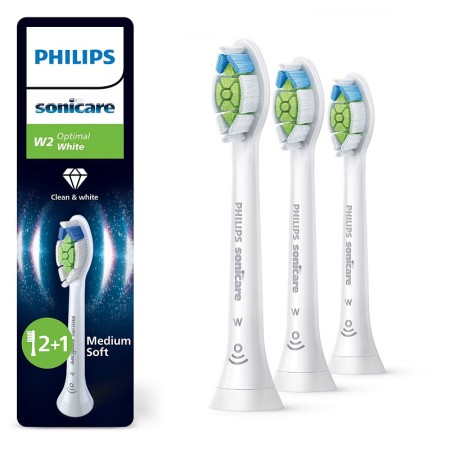 Philips sonicare w2 optimal white 3 testine standard per spazzolino sonico - hx6063/87