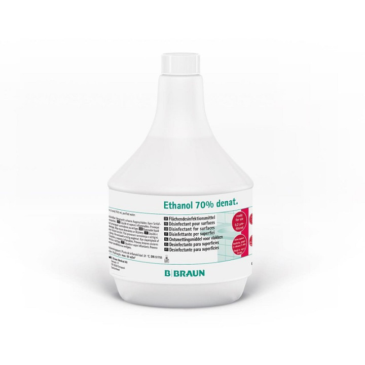 Ethanol 70% denatureret, overfladedesinfektionsmiddel 1000 ml