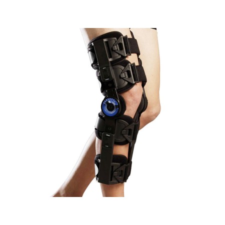 Ginocchiera universale post-operatoria regolabile con sistema di controllo del movimento
