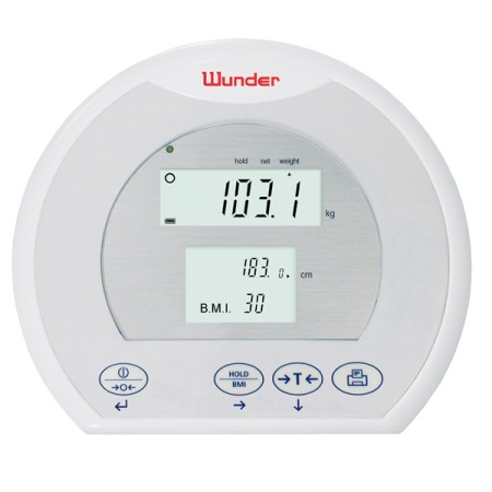 Bilancia pesapersone professionale elettronica a colonna con bmi rb200