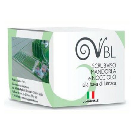 Scrub facial bl cu migdale și alune și slăbiciune de melc - 50 ml