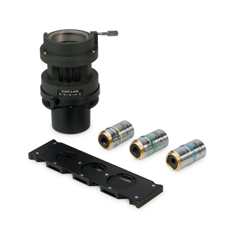 Dispositivo magus hcm360 per lavorare con il contrasto di modulazione hoffman, con set di obiettivi