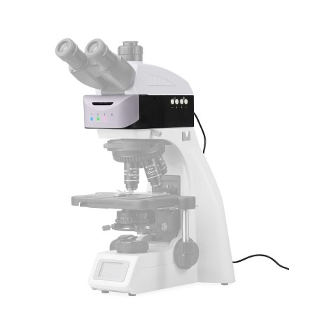 Attacco epi-fluorescenza magus epi-fl04m led, cubi per filtri fluorescenti b/g/uv