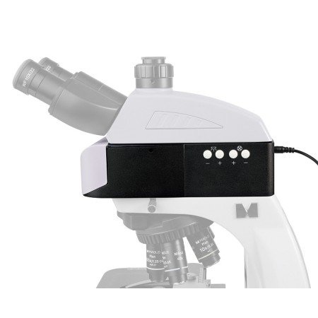 Attacco epi-fluorescenza magus epi-fl04m led, cubi per filtri fluorescenti b/g/uv