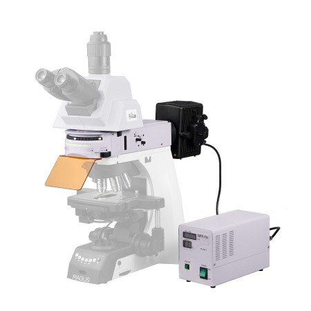 Attacco epi-fluorescenza magus epi-fl06, lampada al mercurio, cubi per filtri fluorescenti В/g/uv/v/r/fitc/tritc/dapi